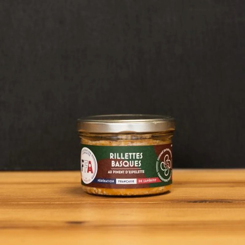 Rillettes basques au piment d’espelette 160g – ffa