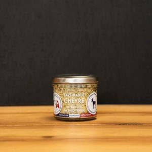 Tartinable de fromage de chevre au basilic de provence 90g - ffa
