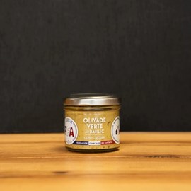 Olivade verte au basilic olives lucques 90g - ffa
