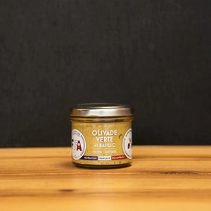 Olivade verte au basilic olives lucques 90g - ffa