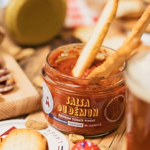 Salsa du demon poivron, tomate, piment 200g - ffa