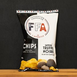 Chips artisanales à la truffe noire au sel de guérande 125g - ffa