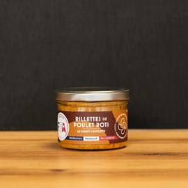 Rillettes de poulet rôti au piment d’espelette 160 g – ffa