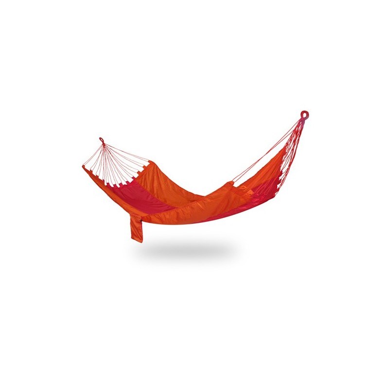 Hamac voyage rouge et orange