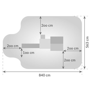 Aire de jeux my house - toboggan bleu - fungoo