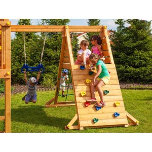 Aire de jeux my side spider - toboggan jaune - fungoo