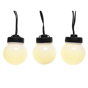 Guirlande lumineuse extérieure 24 ampoules pour parasol - 1,20 m - jardideco