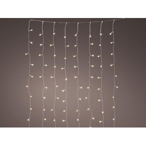 Guirlande extérieure led blanc chaud pour parasol fixe - jardideco