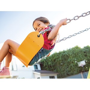 Portique-balançoire 2 en 1 balançoire + siège bébé - intex