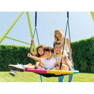 Portique-balançoire 1 agrès nid d'oiseau - intex