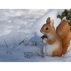 Écureuil assis en polyrésine - esschert design