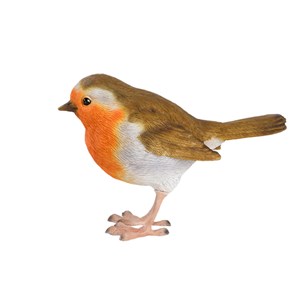 Rouge-gorge en polyrésine - esschert design