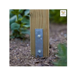 Aire de jeux charly avec balançoire double et mur d'escalade - fungoo