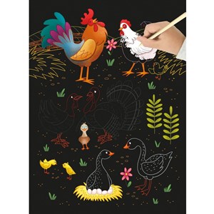 Cartes à gratter la ferme