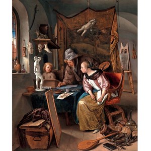 La leçon de dessin de steen