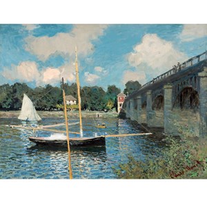 Le pont routier argenteuil de monet