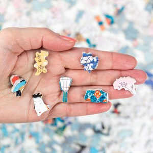 Rue naka à yoshiwara d'hiroshige