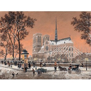 Première neige sur notre-dame de delacr
