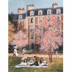 L'après-midi au parc monceau de delacro