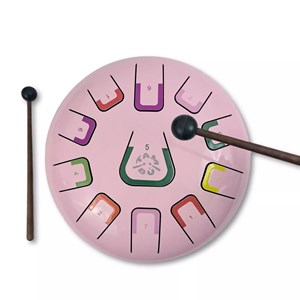 Tongue drum 11 notes rose