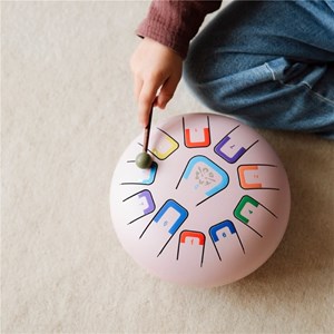 Tongue drum 11 notes rose