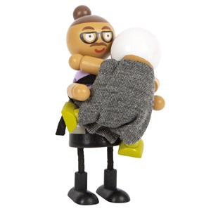 Famille de poupées souples avec bébé