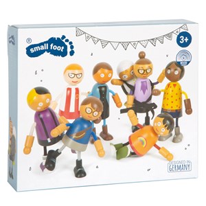 Famille de poupées souples avec bébé