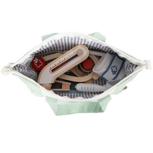 Mallette de médecin vert sauge