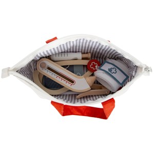 Mallette de médecin rouge