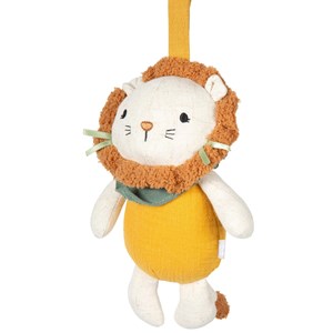 Boîte à musique en tissu little lion