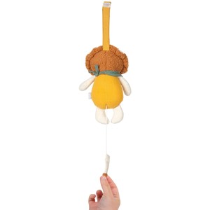 Boîte à musique en tissu little lion
