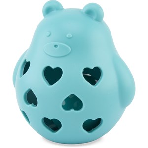 Hochet ourson bleu en silicone