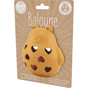 Hochet ourson jaune en silicone