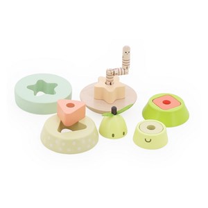 Empilable surprise poire en bois