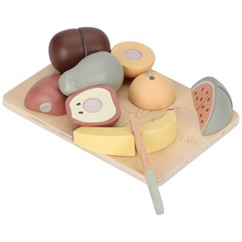 Fruits à découper en bois