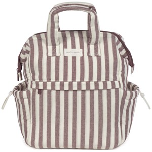 Sac à dos à langer cherry rayé