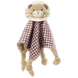 Doudou lion gala cerise (25 cm)