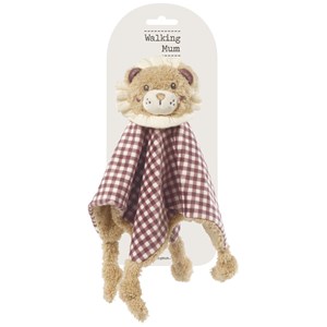 Doudou lion gala cerise (25 cm)