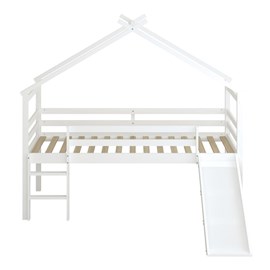 Lit river cabane toboggan blanc