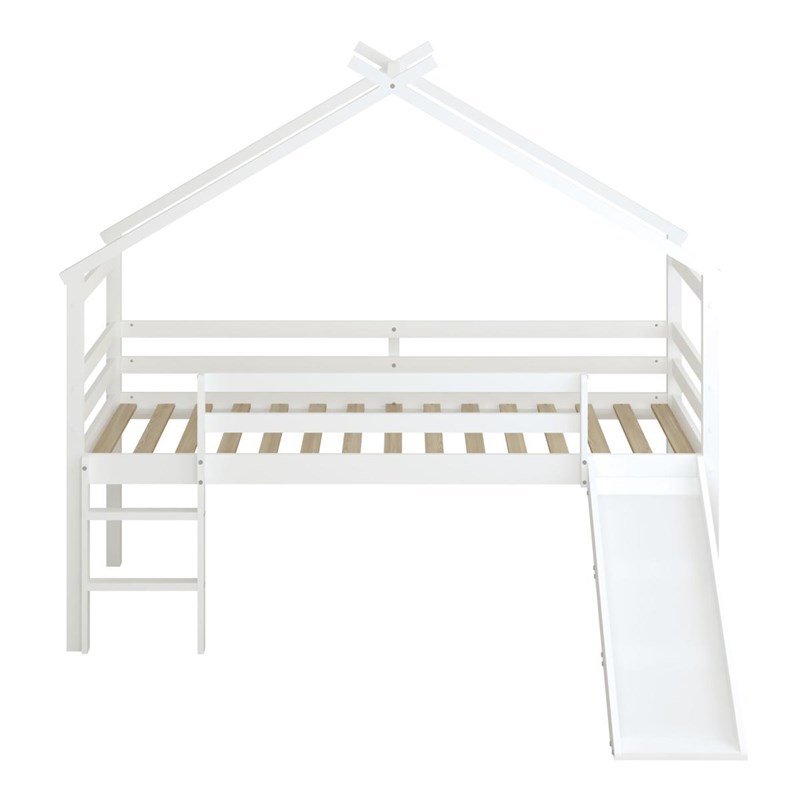Lit river cabane toboggan blanc