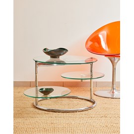 Table basse modulable en chrome n°805
