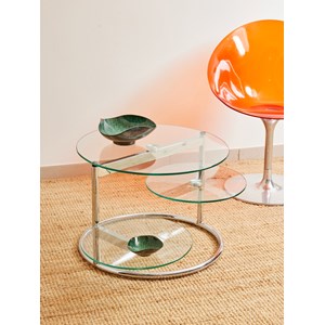 Table basse modulable en chrome n°805