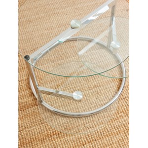 Table basse modulable en chrome n°805