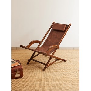 Ernest, le fauteuil pliant en cuir n°717