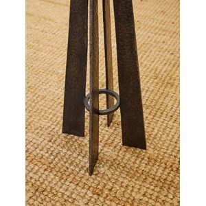 Bougeoir brutaliste en cuivre n°71