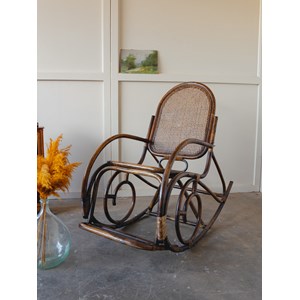 Alibert, le rocking-chair en bambou n°58