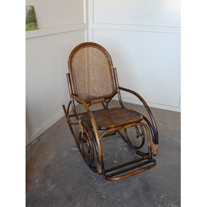 Alibert, le rocking-chair en bambou n°58