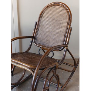 Alibert, le rocking-chair en bambou n°58
