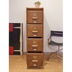 Classeur américain en chêne massif n°235