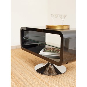 Table basse amovible en chrome n°802